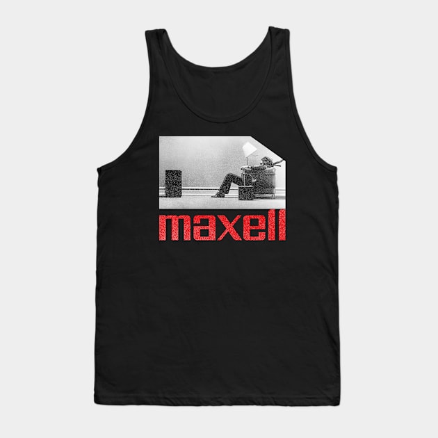 RETRO Maxell - Best Seller Tank Top by Fisherman Hooks Baits